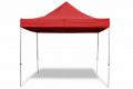 Zahradní párty stan nůžkový PROFI 3x3 m červený + 2 boční stěny