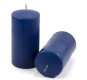 Modrá parafínová svíčka 15 cm, 65 h hoření, sada 4 ks