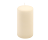 Krémová parafínová svíčka 15 cm, 65 h hoření, sada 2 ks