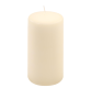 Krémová parafínová svíčka 15 cm, 65 h hoření, sada 4 ks
