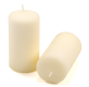 Krémová parafínová svíčka 11,5 cm, 30 h hoření, sada 6 ks
