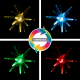 Sada 3 LED hvězdicových světel s časovačem pro změnu barvy
