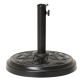 Podstavec na slunečník, kulatý, 15 kg, černý