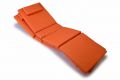 Sada 2 kusů polstrování na lehátko Garth - oranžová