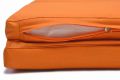 Sada 2 kusů polstrování na lehátko Garth - oranžová
