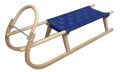 Sáně 125cm dřevěné - modré