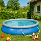 Bazén Bestway samostavěcí s filtrací, 457 x 84 cm