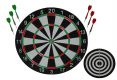 Terč papírový se šipkami 41 cm