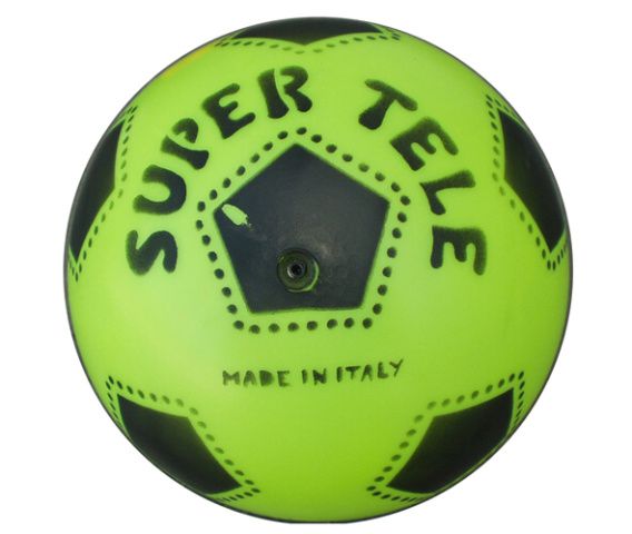 Gumový potištěný míč SUPER TELE FLUO