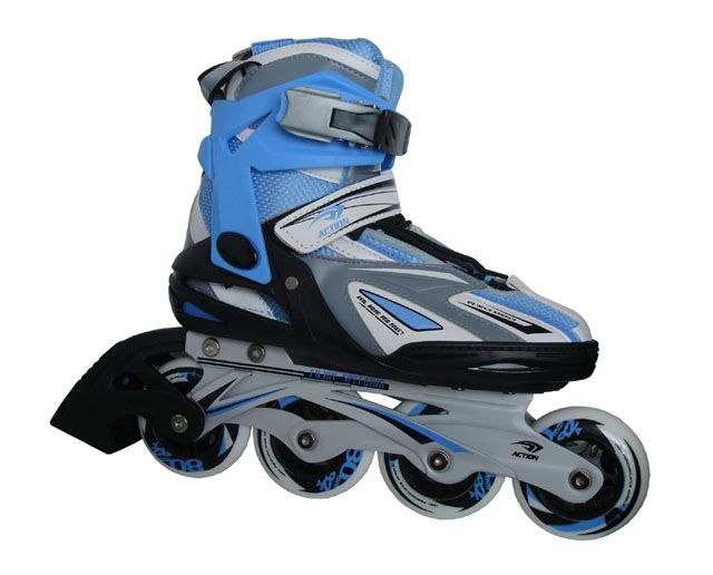Kolečkové (inline) brusle soft ACTION ALU vel. 43 Kolečkové (inline) brusle soft ACTION ALU vel. 43