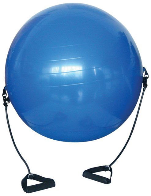 Gymnastický míč s expandéry - 650 mm Gymnastický míč s expandéry - 650 mm