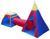 Dětský set - 2 stany se spojovacím tunelem