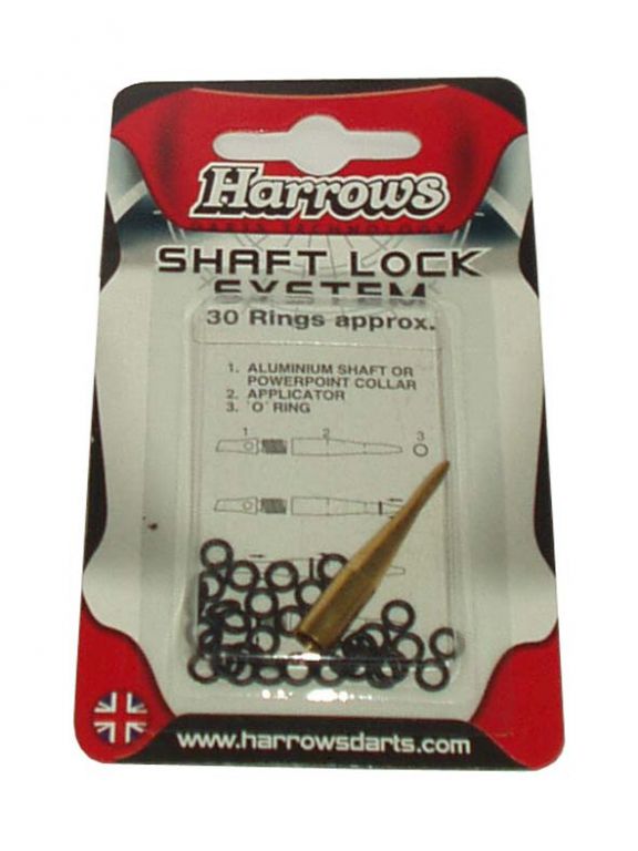 Gumové kroužky k šipkám HARROWS - shaft lock system 30 ks