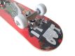 Skateboard dětský s ALU podvozkem, 60 x 15 cm, červený