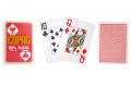 Poker karty Copag Jumbo 2 rohy Red