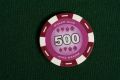 Kusový žeton design Lucky Hodnota 500 - 25 ks