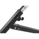 Gorilla Sports Hyperextenzní lavička skládací, černá