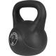 Gorilla Sports Kettlebell činka, plast, černá, 20 kg