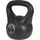 Gorilla Sports Kettlebell činka, plast, černá, 8 kg