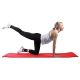 Gorilla Sports Podložka na jógu, 190 x 60 cm, červená
