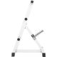 Gorilla Sports Stojan na zátěžové desky, 50/51 mm, bílý