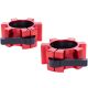 Gorilla Sports Rychloupínací uzávěry 50-51 mm 2 ks, červená