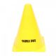Gorilla Sports Kužely 17 cm, 10 ks, žlutá