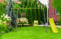 Dětská zahradní houpačka G21 Tacoma 2 se skluzavkou