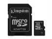 Paměťová karta Kingston microSDHC Class 4 8GB + adaptér