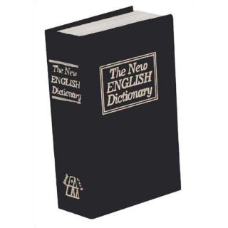 Trezor kniha, 180x115x54mm černá