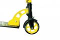 Koloběžka Authentic sports skládací (černá/žlutá ), průměr kol 145 mm