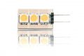 Žárovka Lumenmax LED G4, 12V, 0,6W, 40lm, studená bílá