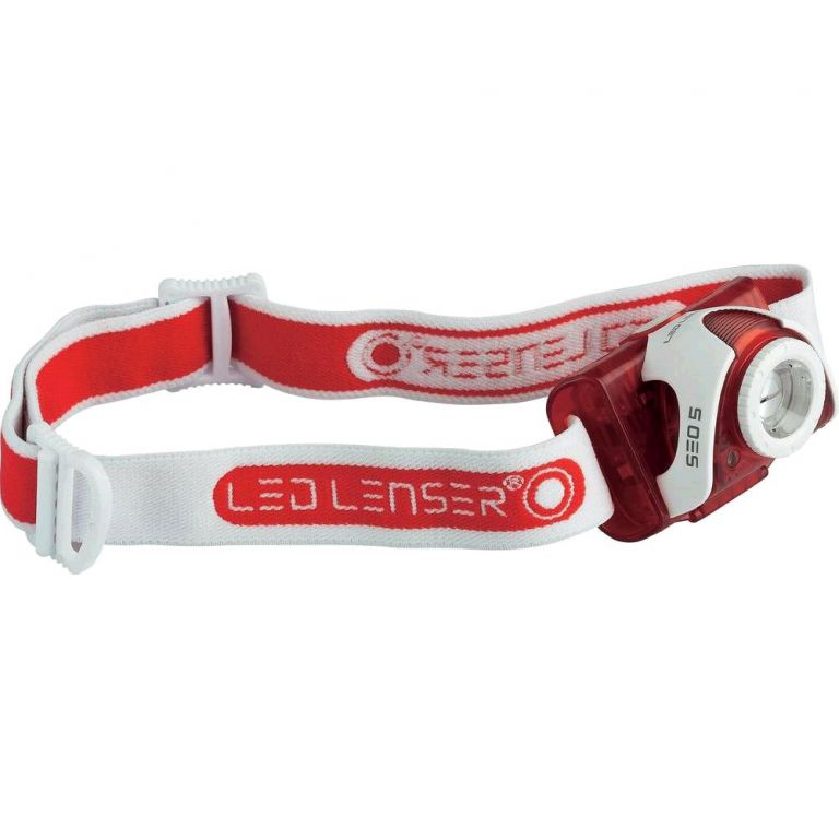 LED čelovka Ledlenser SEO5 červená, 3x AAA LED čelovka Ledlenser SEO5 červená, 3x AAA