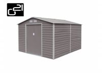 Zahradní domek G21 GAH 884 - 277 x 319 cm, šedý - POŠKOZENÝ OBAL