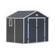 Zahradní domek G21 PAH 523 - 188 x 278 cm, plastový, šedý