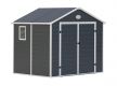 Zahradní domek G21 PAH 523 - 188 x 278 cm, plastový, šedý