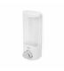 Dávkovač Compactor Uno mýdla / šampónu na zeď, bílý 360ml
