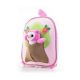 G21 batoh s plyšovou sovičkou, růžový