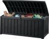 Keter Zahradní úložný box Glenwood, grafitový, 390 L