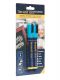 Křídový popisovač Securit  šířka hrotu 2-6mm, Blue, 2ks