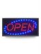 LED tabule Securit LED SIGNS "OPEN" s plastovým rámem