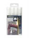 Křídový popisovač   voděodolný šířka hrotu 2-6mm, White, 4ks