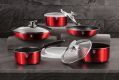 Sada nádobí s odnímatelnou rukojetí, 12 ks