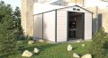 Zahradní domek, 277 x 319 cm, béžovo šedý