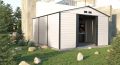Zahradní domek, 340 x 382 cm, béžovo šedý