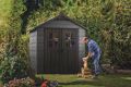 KETER Zahradní domek NEWTON 757 tmavě šedý
