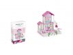 Plastový domeček s příslušenstvím, 52 x 41 x 40 cm, růžový