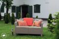 KETER Zahradní nábytek Corfu dvousedačka cappucccino