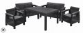 KETER Zahradní nábytek Corfu Fiesta set, grafitový