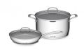 Sada nádobí GREBLON s cedníkem, nerez/greblon, 4 díly